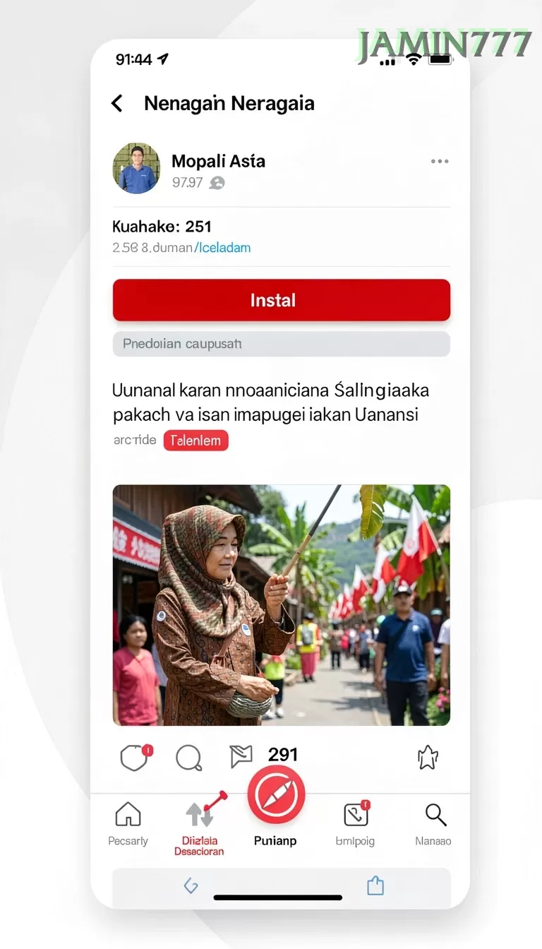 Cuplikan layar LUCKYRP — pengaturan akun